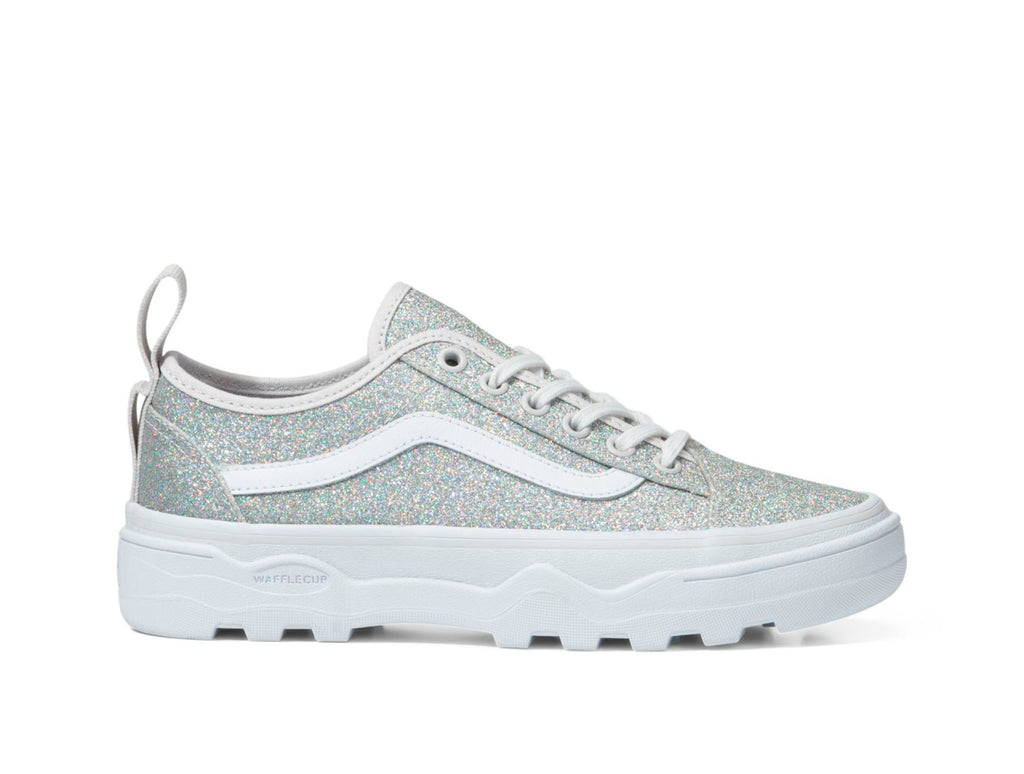 Zapatilla Vans Sentry Old Skool (Lurex Glitter) Mujer Gris Real Kicks
