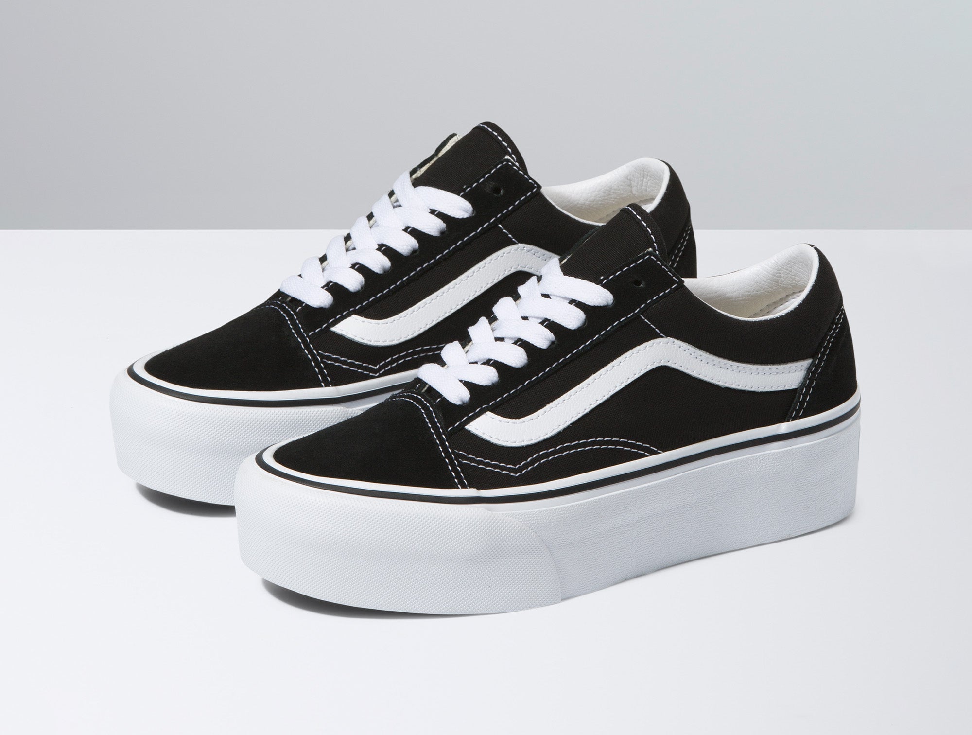Vans de mujer negras originales Clearance