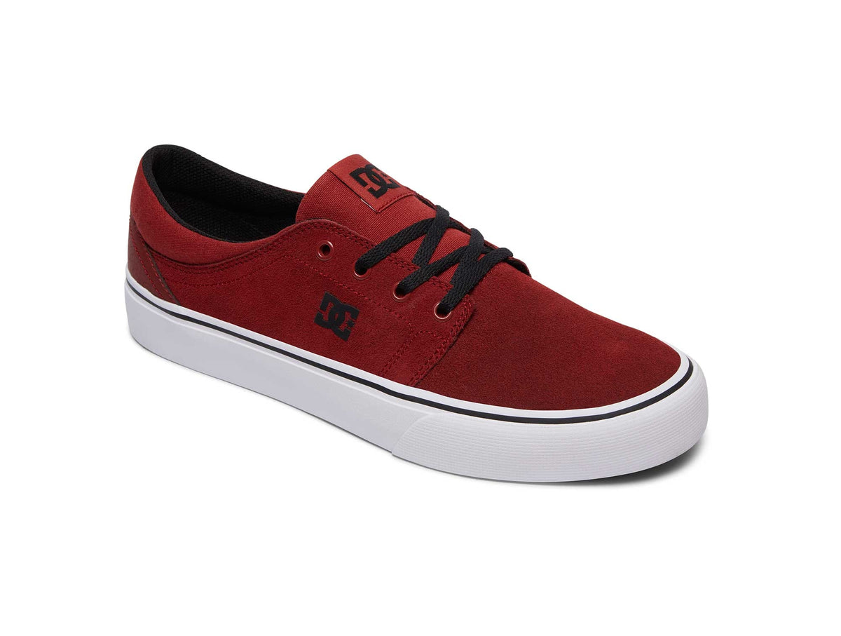 Chaussures Skate DC Trase SD Bordeaux Multicolores - Homme, Neuves En Boîte, Style Skateboarding