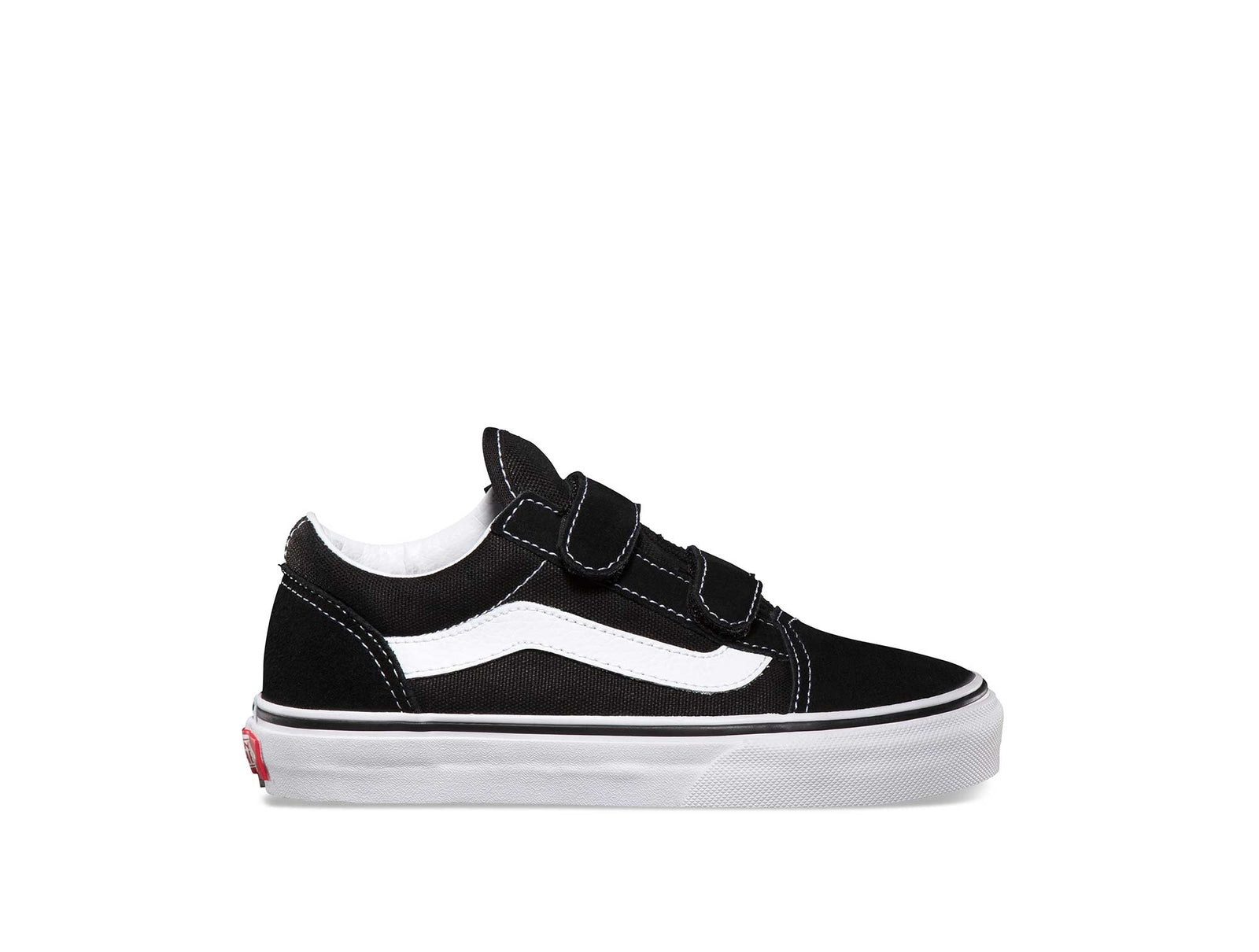 Zapatilla Vans Old Skool Velcro Junior Negro