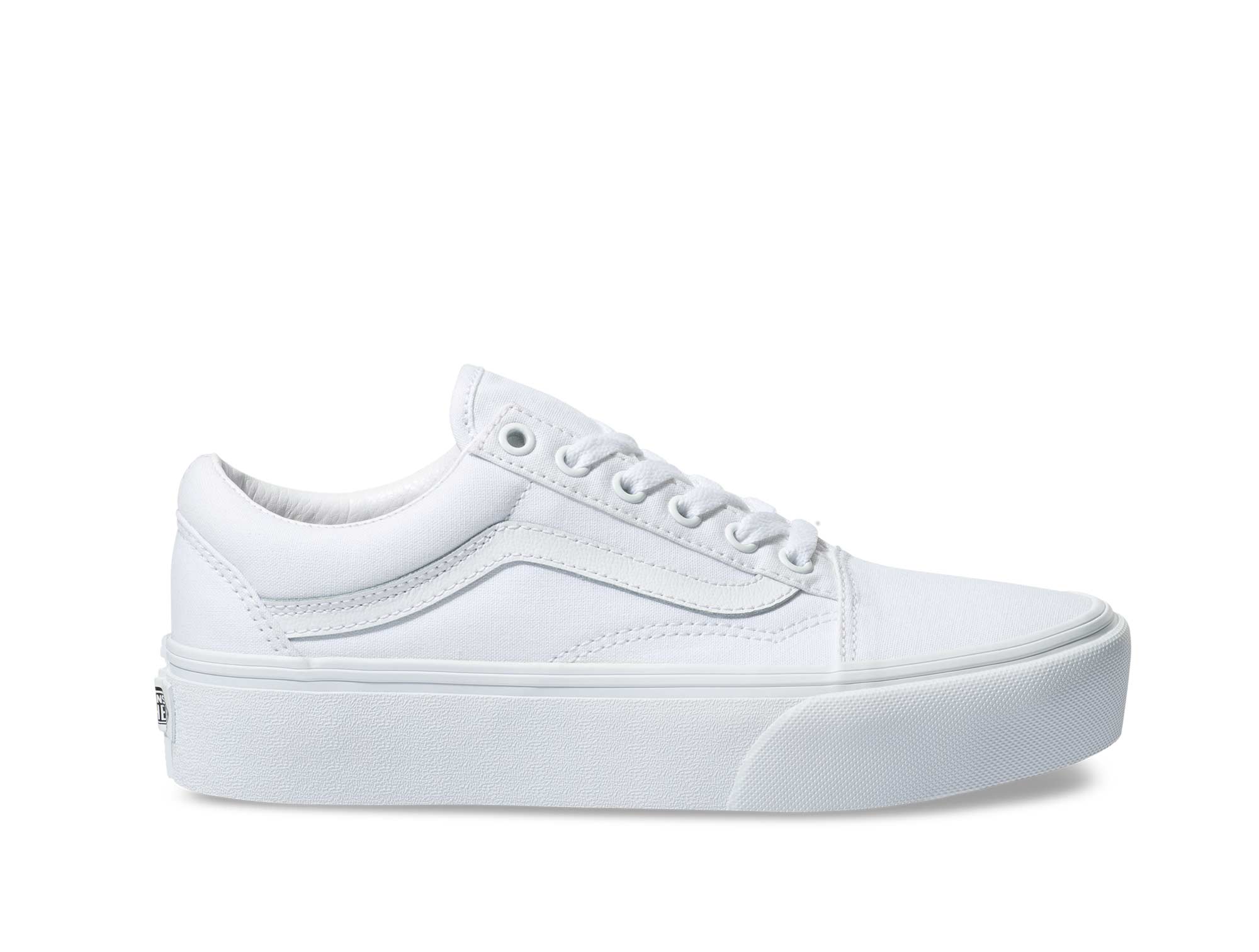 Zapatillas Vans Old Skool Vans Blanco Mujer Vans Knu Skool LEATHER
