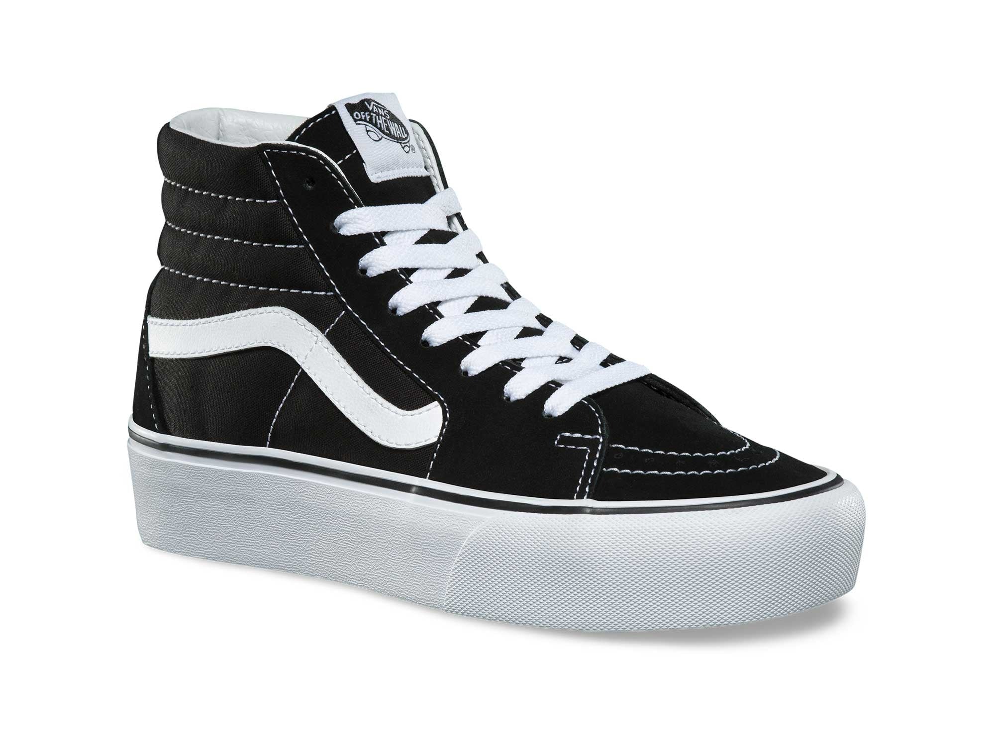 Zapatilla Vans Sk8-Hi Plataforma Mujer Negro