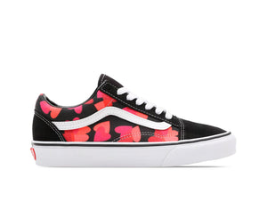 Zapatilla Vans Old Skool (Valentines Hearts) Mujer Negro
