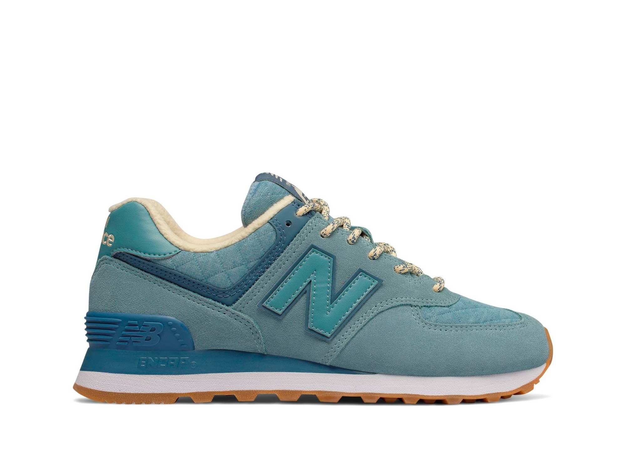 Zapatillas New New Balance 574 Mujer Verde New Balance 574 Light