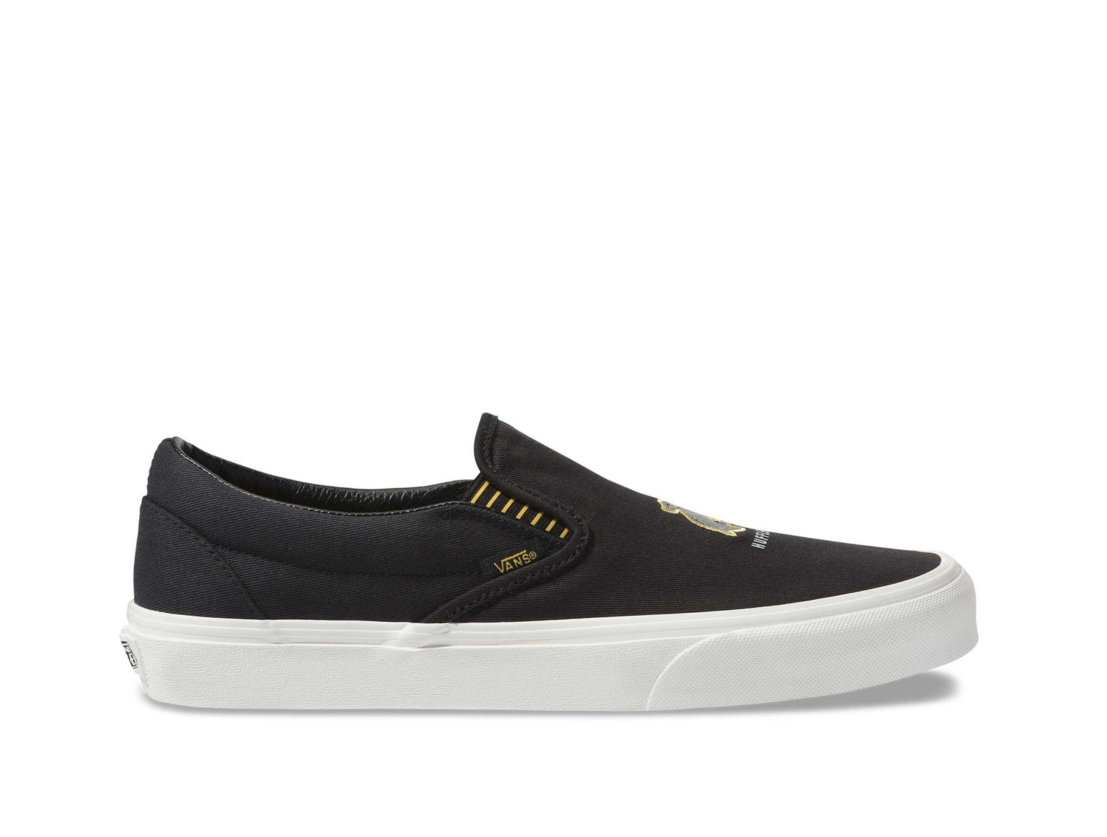 Zapatilla Vans Slip-On Hufflepuff Harry Potter Hombre Negro